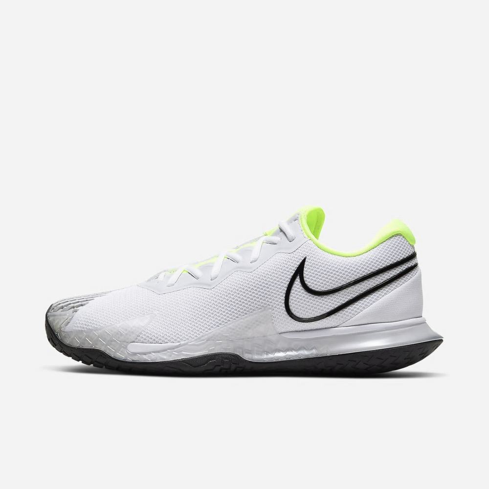 Chaussure De Tennis Nike NikeCourt Air Zoom Vapor Cage 4 Blanche 2961-375 White/Volt/Pure Platinum/Black Homme | QED-42642982